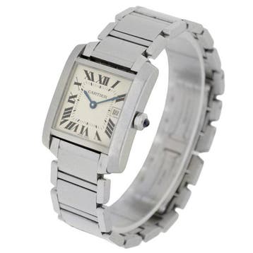 Cartier - Tank Française - 2465 - Dames - 2000-2010, Nieuw
