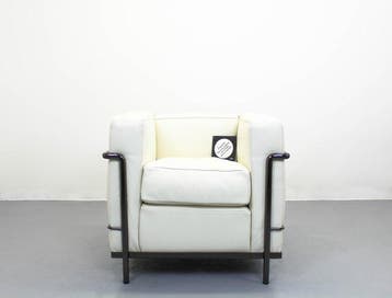 Cassina - Le Corbusier - Fauteuil - LC2 - Leder, Staal