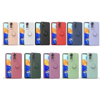 Xiaomi Mi 12 Hoesje met Ring Kickstand en Magneet -, Verzenden