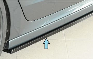 Side skirt aanzetstuk | geschikt voor Skoda | Octavia 20- 5d, Auto-onderdelen, Verzenden, Nieuw, Skoda