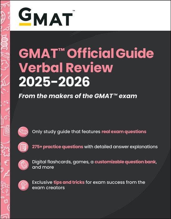 GMAT Official Guide Verbal Review 2025-2026 9781394333882, Boeken, Taal | Engels, Gelezen, Verzenden