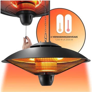2dekans | tectake® - Hangende infraroodstraler -, Ophalen of Verzenden