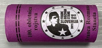 Slovénie. 2 Euro 2011 Franc Rozman Stane (25 monnaies) en