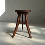 Tabouret - Chêne - Tabouret pivotant, Antiek en Kunst