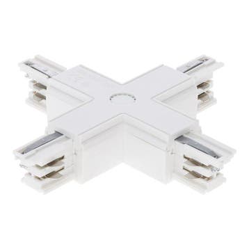 3-Fase - X-vorm connector - Wit, Verzenden, Nieuw