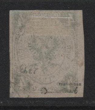 Lubeck 1862 - 4 pages «Armoiries» avec diverses signatures