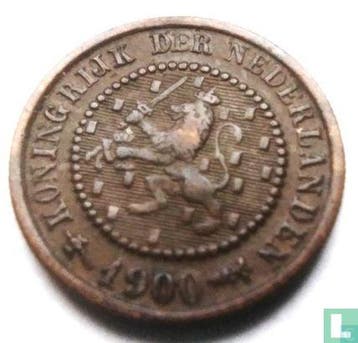 Nederland ½ cent 1900, Verzenden, Losse munt