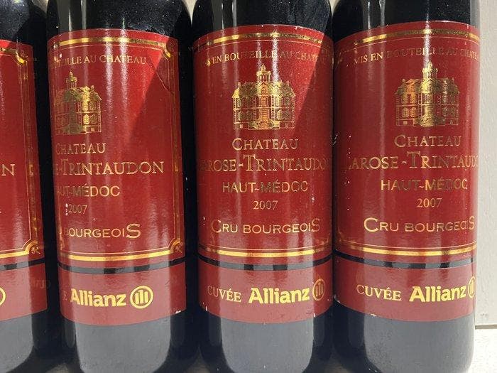 2007 x 5 Chateau Larose-Trintaudon & 2001 Chateau Mac Carthy, Verzamelen, Wijnen