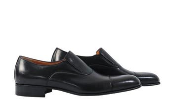 TESTONI - 8 UK - 42 IT - Slip On Vitello De Luxe Black -, Nieuw