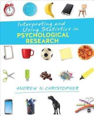Interpreting And Using Statistics In Psychological Research, Livres, Livres Autre, Envoi