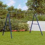 vidaXL Schommelset met schommels en klimtouw met schijven, Kinderen en Baby's, Speelgoed | Buiten | Speeltoestellen, Verzenden