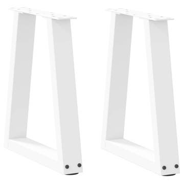 vidaXL Salontafelpoten 2 st V-vormig 28x(42-43,3) cm staal, Verzenden