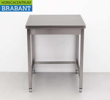 HCB RVS Werktafel Tafel Basic-line 70 x 70 x 85 cm Horeca, Ophalen of Verzenden, Nieuw in verpakking