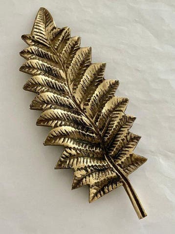 Vide-poche - Feuille en bronze Varen, 25 cm