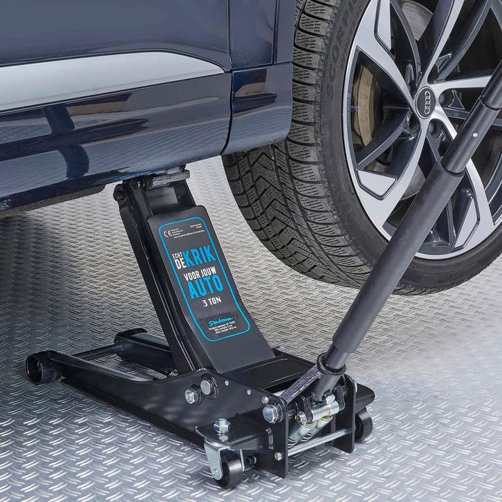 Datona Extra lage krik met snellift - 3 ton - Datona -, Auto diversen, Krikken, Ophalen of Verzenden