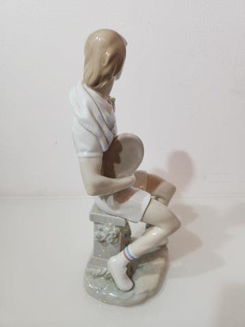 Lladró - Figure - #4894 Tennis Player - 1974-1980 -, Antiquités & Art