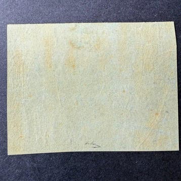 Frankrijk - Yvert 11 Napoléon 1c olive blok van 6 in, Gestempeld