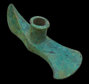 Luristan oude bronzen bijlkop - 14 cm (Zonder minimumprijs)
