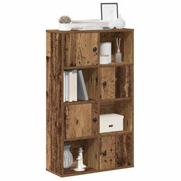 vidaXL Boekenkast 60x24x101,5 cm bewerkt hout oud, Verzenden