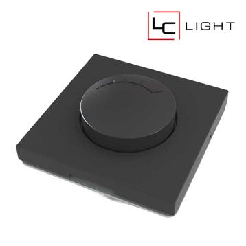 LC-LIGHT | DIMMER | 5-120W | ZWART, Verzenden