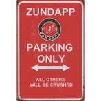 Wandbord -  Zundapp Parking Only, Maison & Meubles
