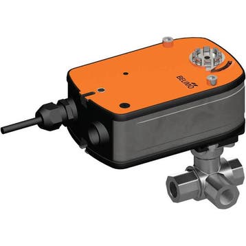 Belimo 3-Weg Kogelkraan Rp1/2 Kvs5.5 24VAC/DC Fail-Safe NO, Bricolage & Construction, Bricolage & Rénovation Autre, Verzenden