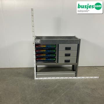 Aluca bedrijfswageninrichting 1010x420x950mm (3016), Verzenden, Gebruikt