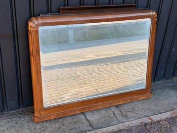 Spiegel - Hout, Glas - Art Deco