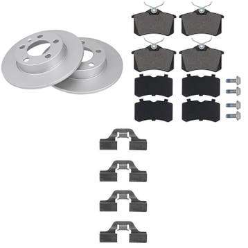 Remschijven + remblokken Achterzijde Audi TT 1.8 T 1998-2006, Auto-onderdelen, Verzenden, Nieuw, Audi