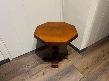 Bijzettafel - Eik - Art Deco bijzettafeltje, Antiquités & Art