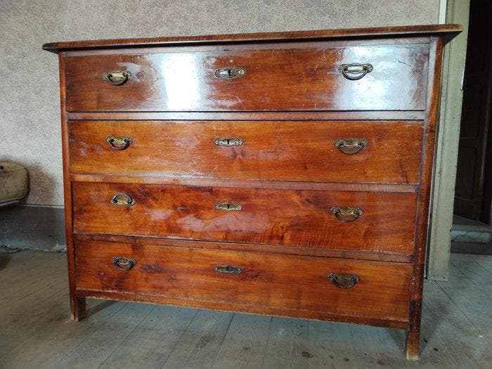 Commode - hard hout, Antiquités & Art, Antiquités | Autres Antiquités