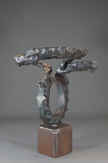 Corné Nuham - Corné Nuham - sculptuur, Ring II - 39 cm -