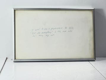 Richard Prince (1949) - I went to see a psychiatrist. He