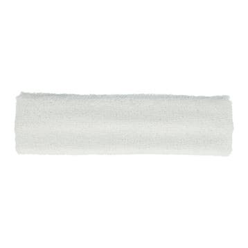Haarband Sport 4cm - Badstof - Wit, Nieuw