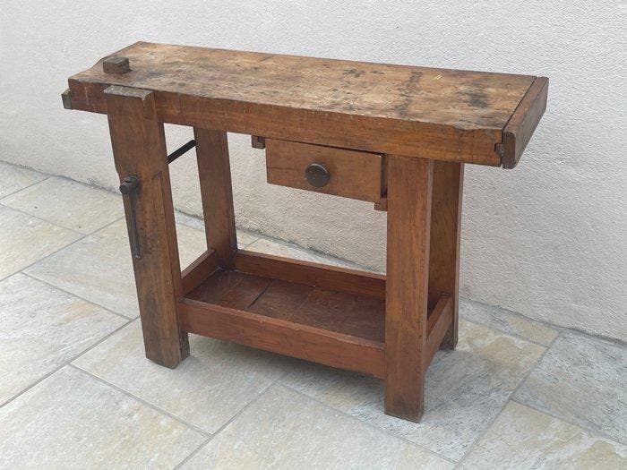 Établi - Bois, Métal, Plastique, Antiquités & Art, Curiosités & Brocante
