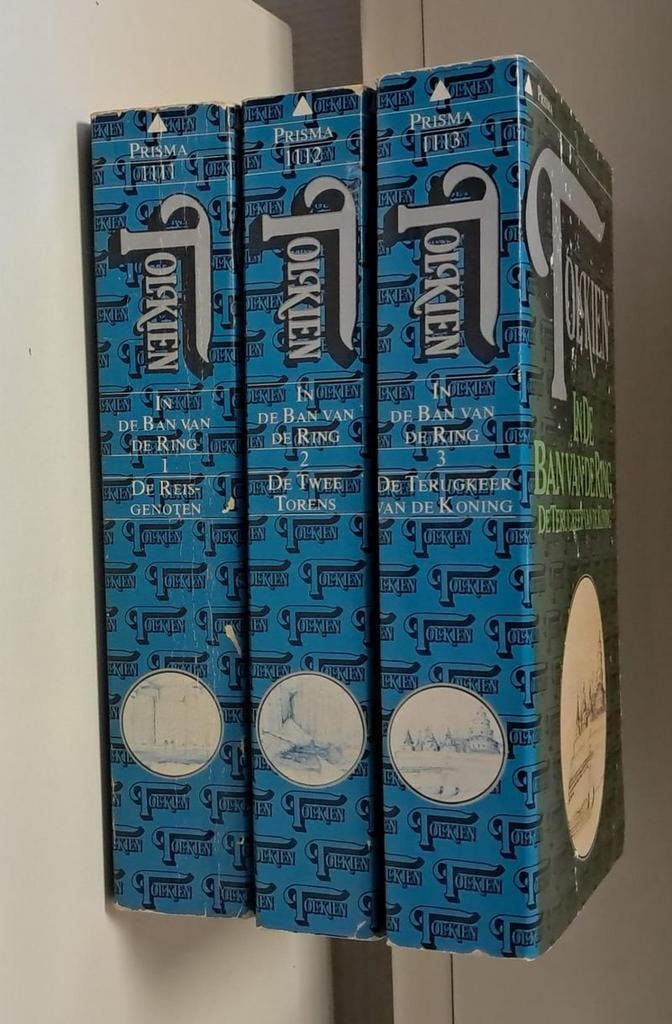 J.R.R. Tolkien - The Lord of the Rings Trilogie Paperbacks (, Livres, Science-fiction, Envoi