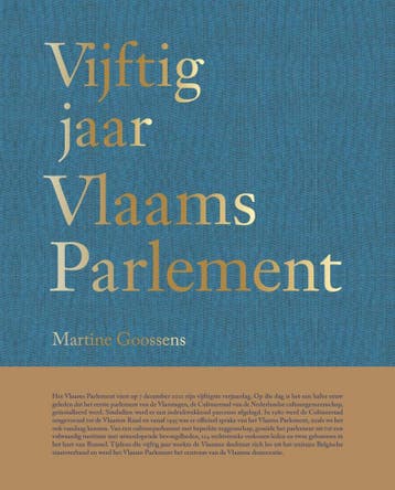 Vijftig jaar Vlaams Parlement 9789463936071 Martine Goossens, Verzenden, Martine Goossens