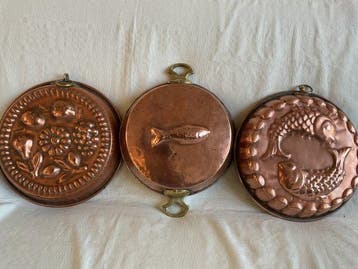 Mal (3) Vintage - Set decoratieve bakvormen