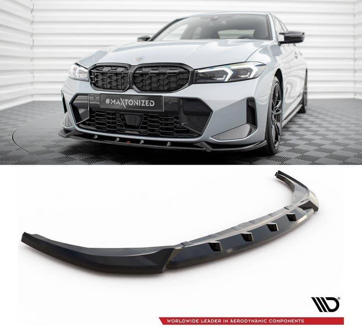 Front splitter V.1 voor BMW 3 serie G20/G21 M-Pack Facelift, Auto diversen, Tuning en Styling, Ophalen of Verzenden