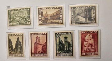 België 1933 - Tweede Orval -Grote Orval - OBP 363/74