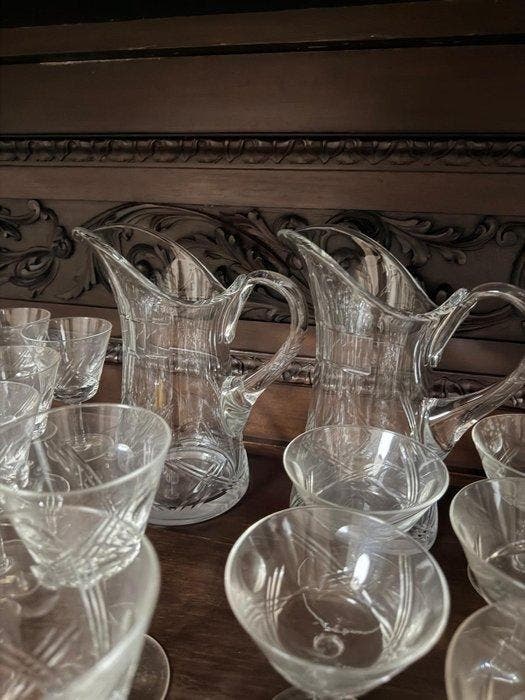 Drinkglas (51) - Kristal, Antiek en Kunst, Antiek | Meubels | Tafels