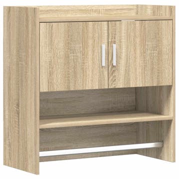 vidaXL Wandplank Muurmontage Sonoma Eiken 80 x 36 x 80 cm, Verzenden, Nieuw