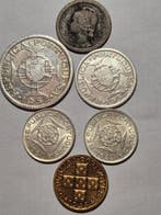 Portugees-Guinea, Portugees Timor. Republic. Lote 6 moedas