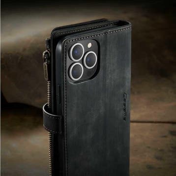 iPhone XR Leren Flip Case Portefeuille - Wallet Cover Cas, Verzenden