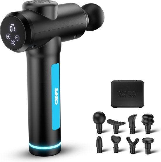 2dekans | Sanbo - Massage Gun - Generatie 4 - Met 8, Sport en Fitness, Massageproducten, Ophalen of Verzenden