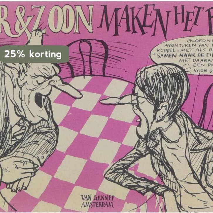 Vader en zoon maken het bont 9789060124185 Straaten, Boeken, Stripverhalen, Gelezen, Verzenden