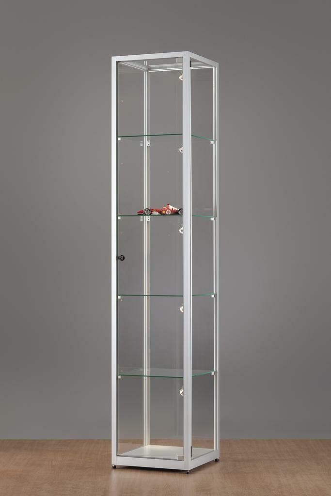 *TIP*  Luxe vitrinekast aluminium 40 cm met verstelbaar hal, Articles professionnels, Aménagement de Bureau & Magasin | Commerce & Inventaire
