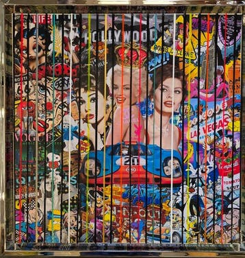 Elmago - Iconic pop 60codebarre (large), Antiek en Kunst