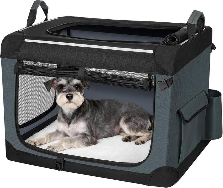 Hondenbox, opvouwbaar, 3-deurs transportbox voor honden, 60, Maison & Meubles, Accessoires pour la Maison | Autre, Envoi