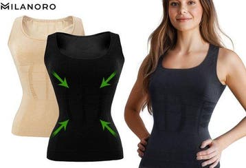 2dekans | Milanoro - Figuurcorrigerend ondershirt voor dames, Kleding | Dames, Ophalen of Verzenden